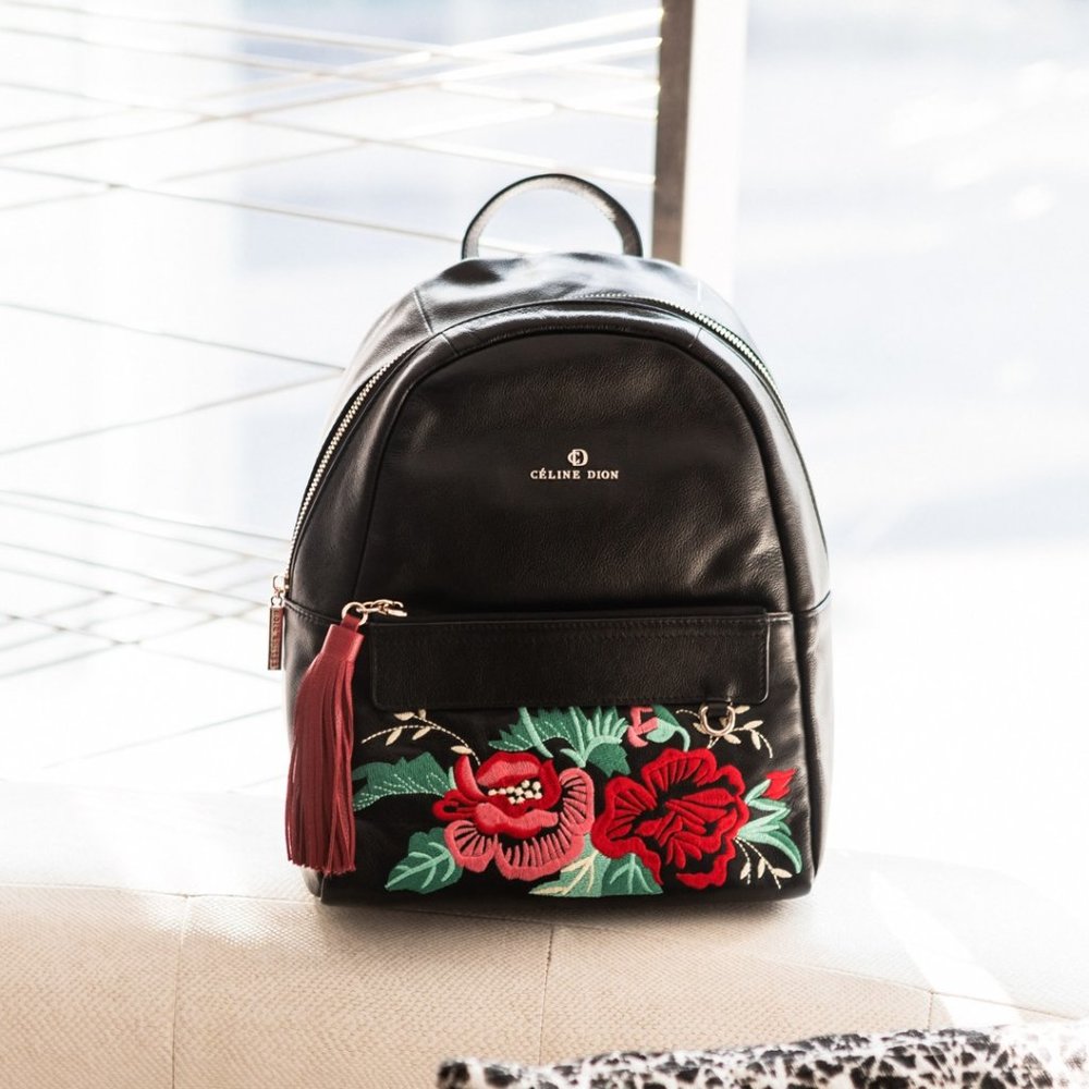 Celine Dion Harmonic Embroidered Backpack